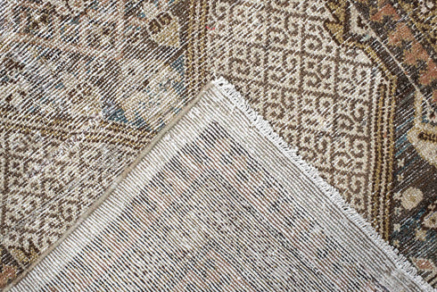 Vintage Cam Hamadan Runner Rug (2' x 15')
